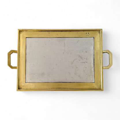 Aluminum and Brass Tray by David Marshall