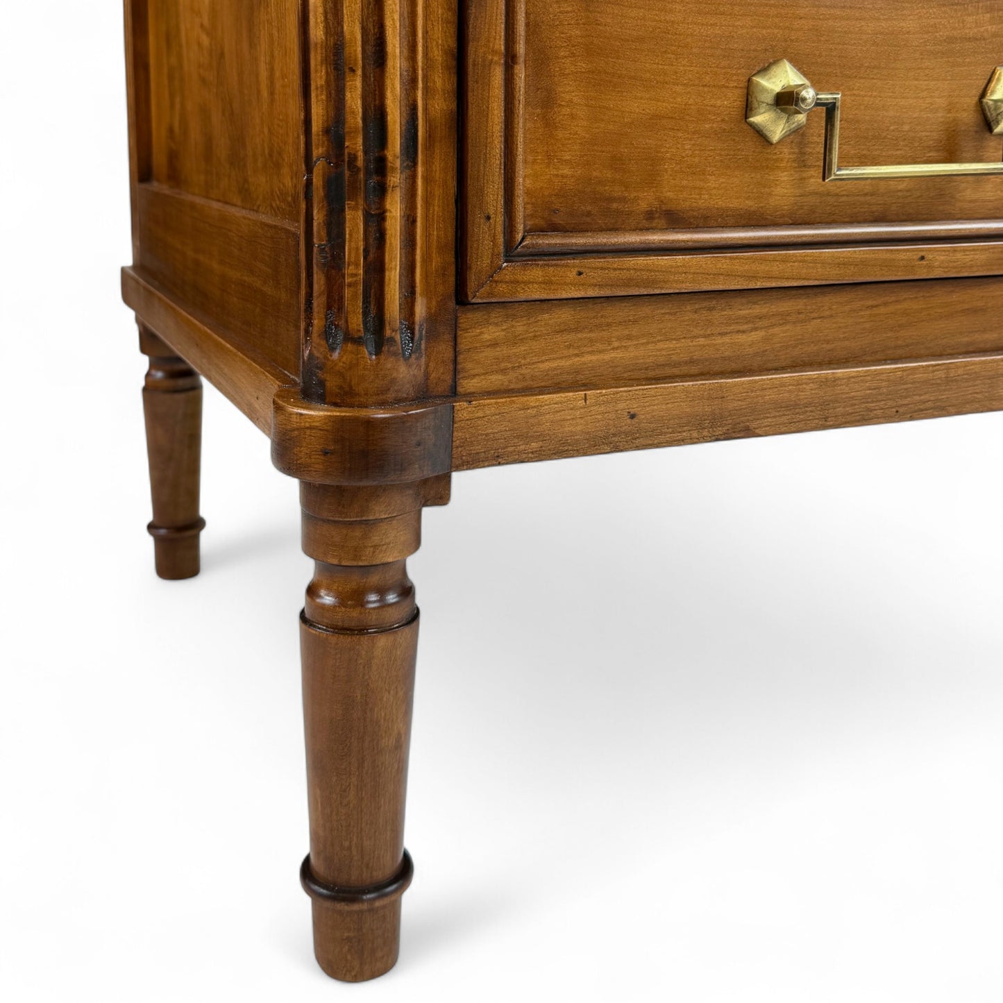 Three-Drawer French Walnut Commode