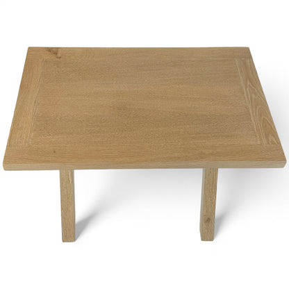 Cerused Oak Table with X-Form Legs