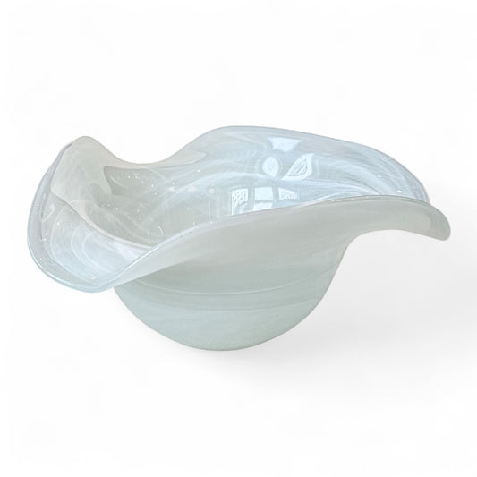 Free-Form Art Glass Bowl