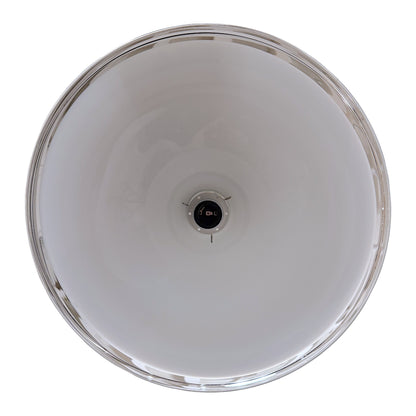 Pair of Mid Century Danish Glass Pendant Lights