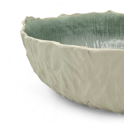 Handmade Textured Stoneware Bowl