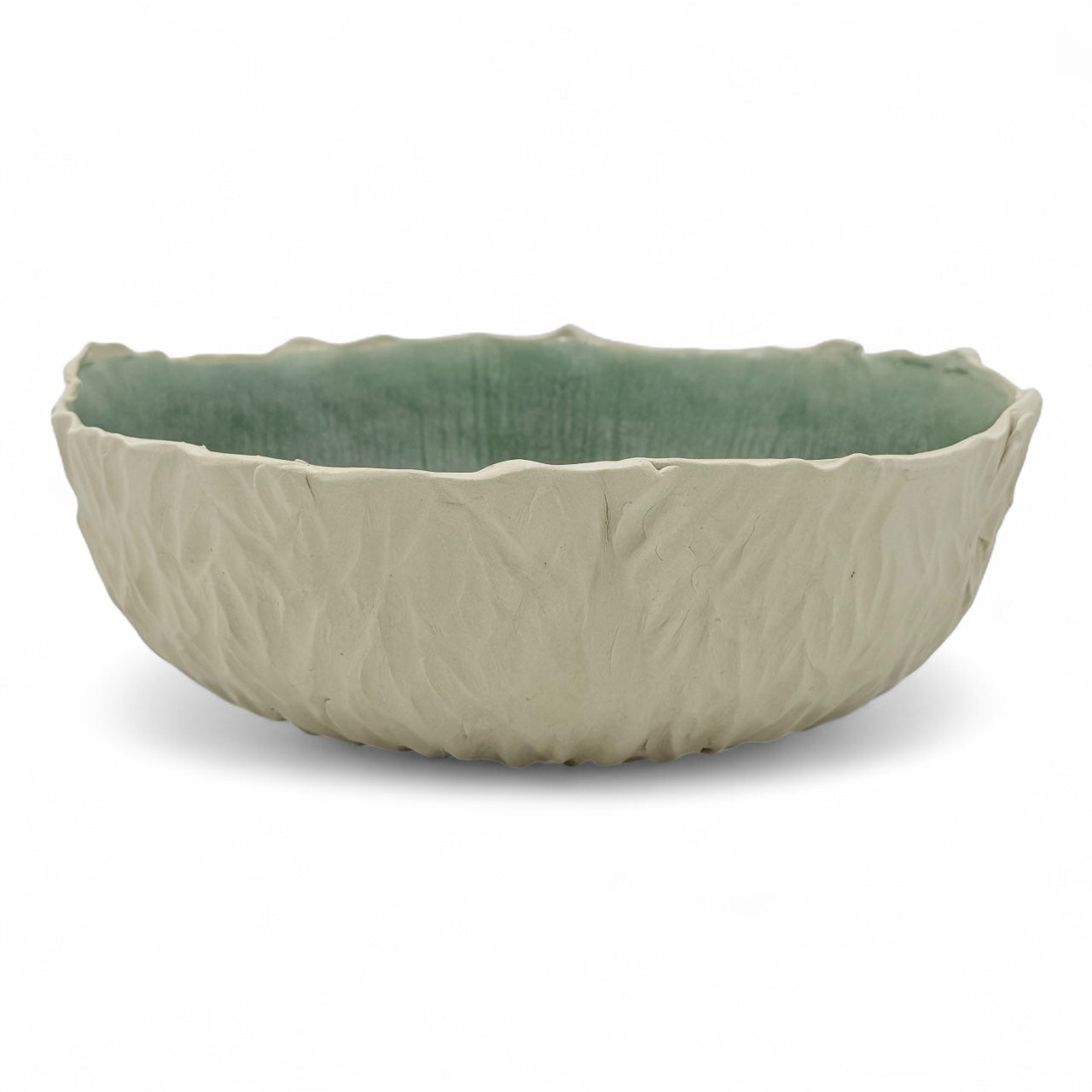 Handmade Textured Stoneware Bowl