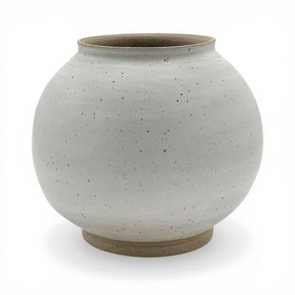 Handmade Gray Stoneware Vase
