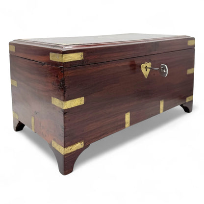 Anglo Indian Teak Writing Box