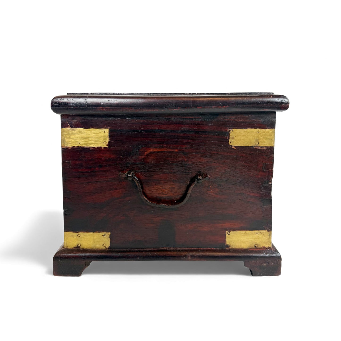 Dark Teak and Brass Anglo Indian Correspondence Box, 19th Century