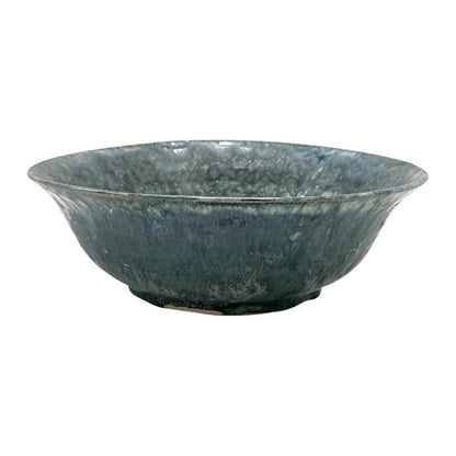 Handmade Dark Blue-Green Ceramic Bowl