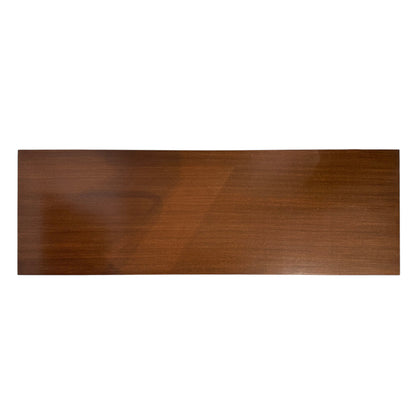 Walnut Angled Console Table