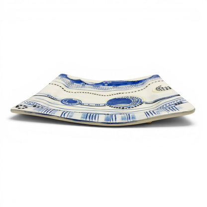 Square Handmade Abstract Tray