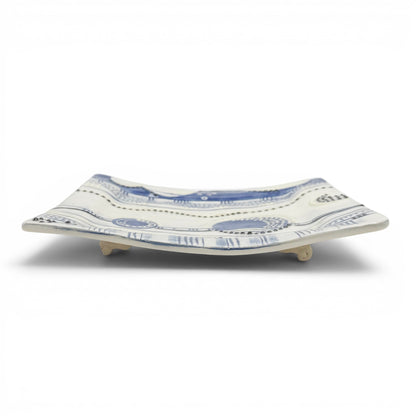 Square Handmade Abstract Tray