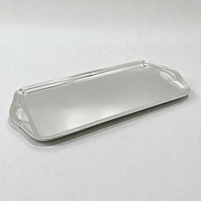 Long English Silver Plate Tray