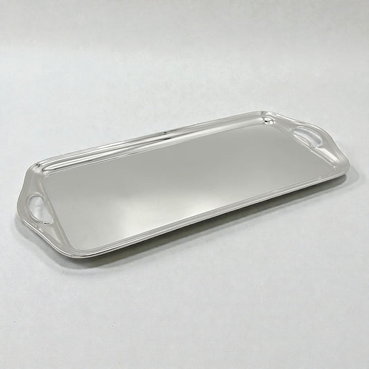Long English Silver Plate Tray