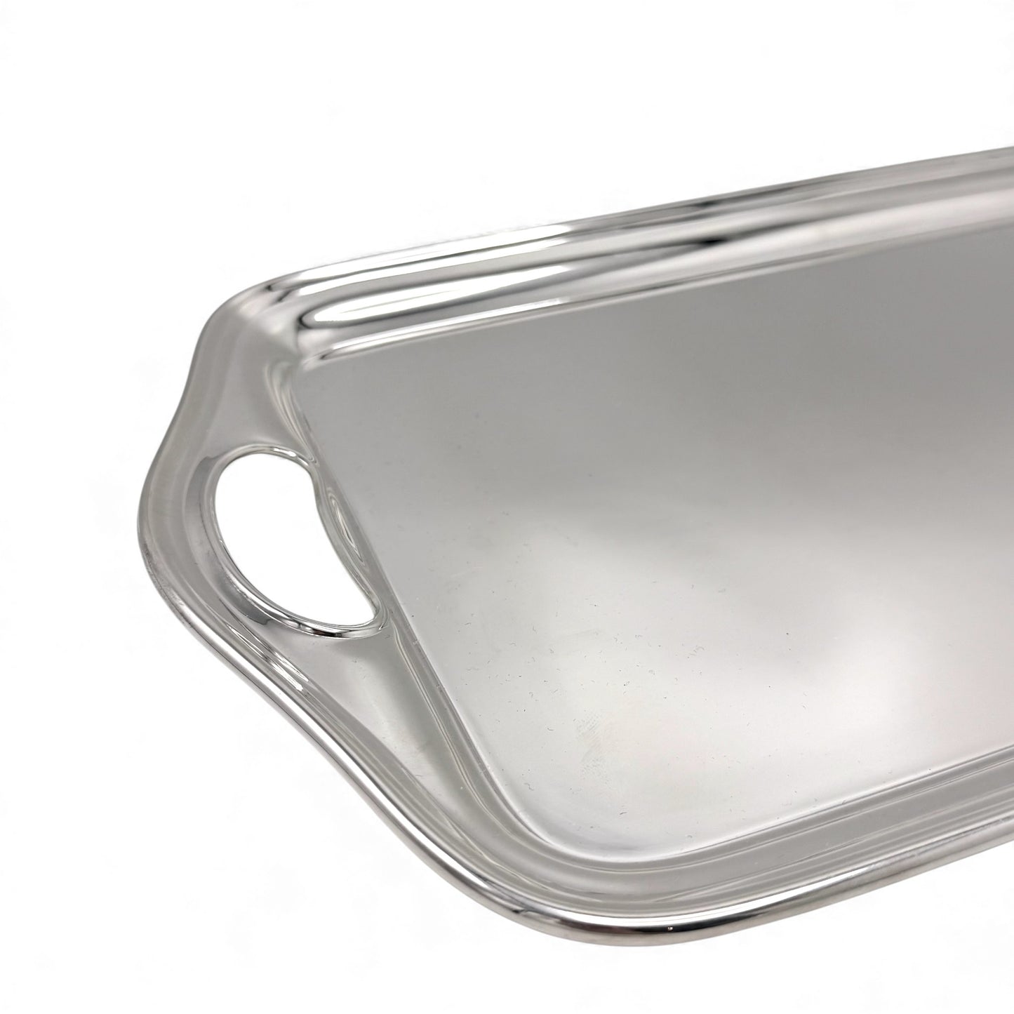 Long English Silver Plate Tray