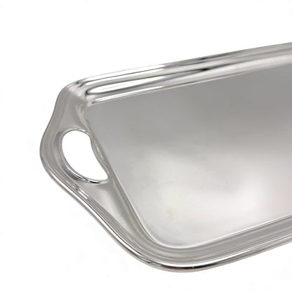 Long English Silver Plate Tray