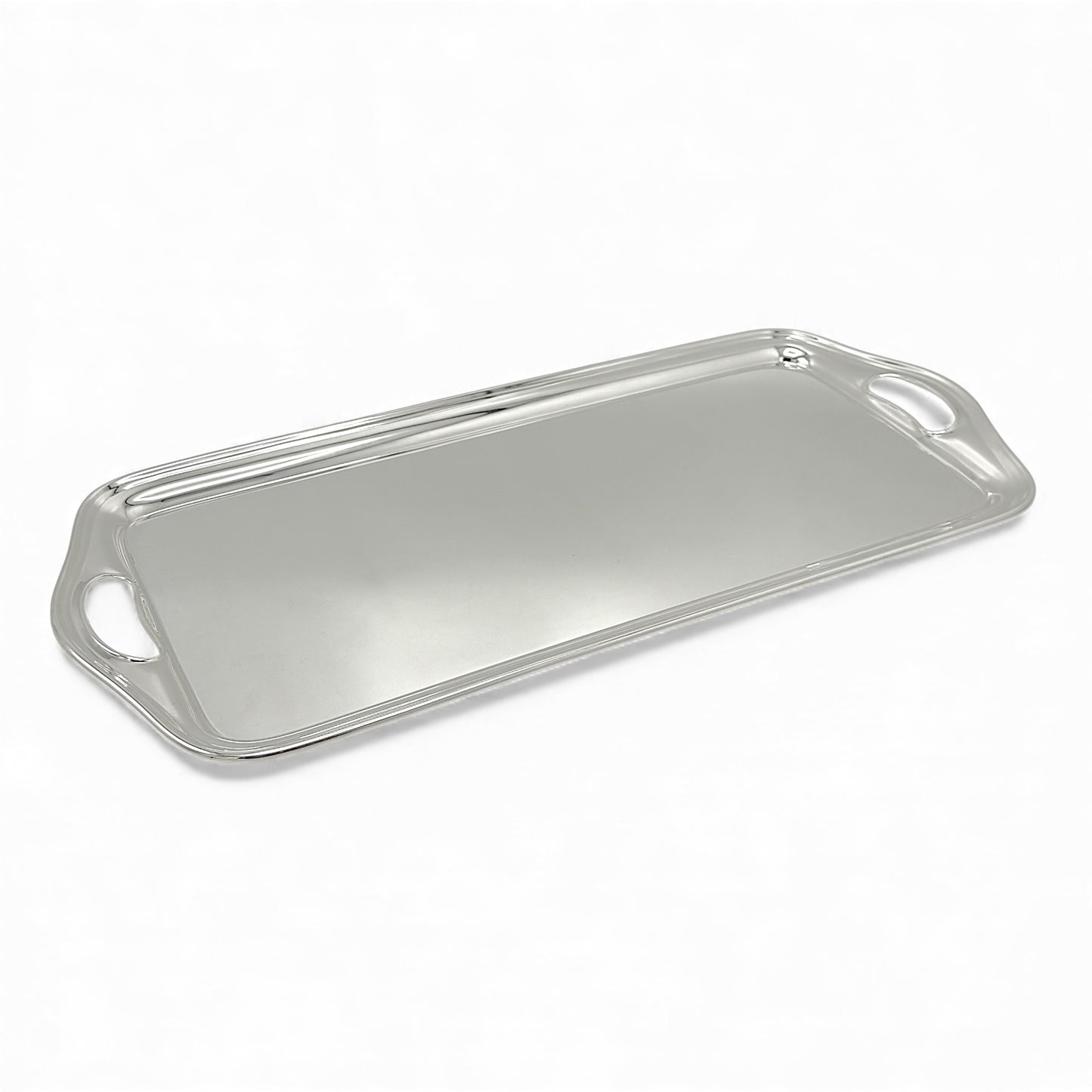 Long English Silver Plate Tray