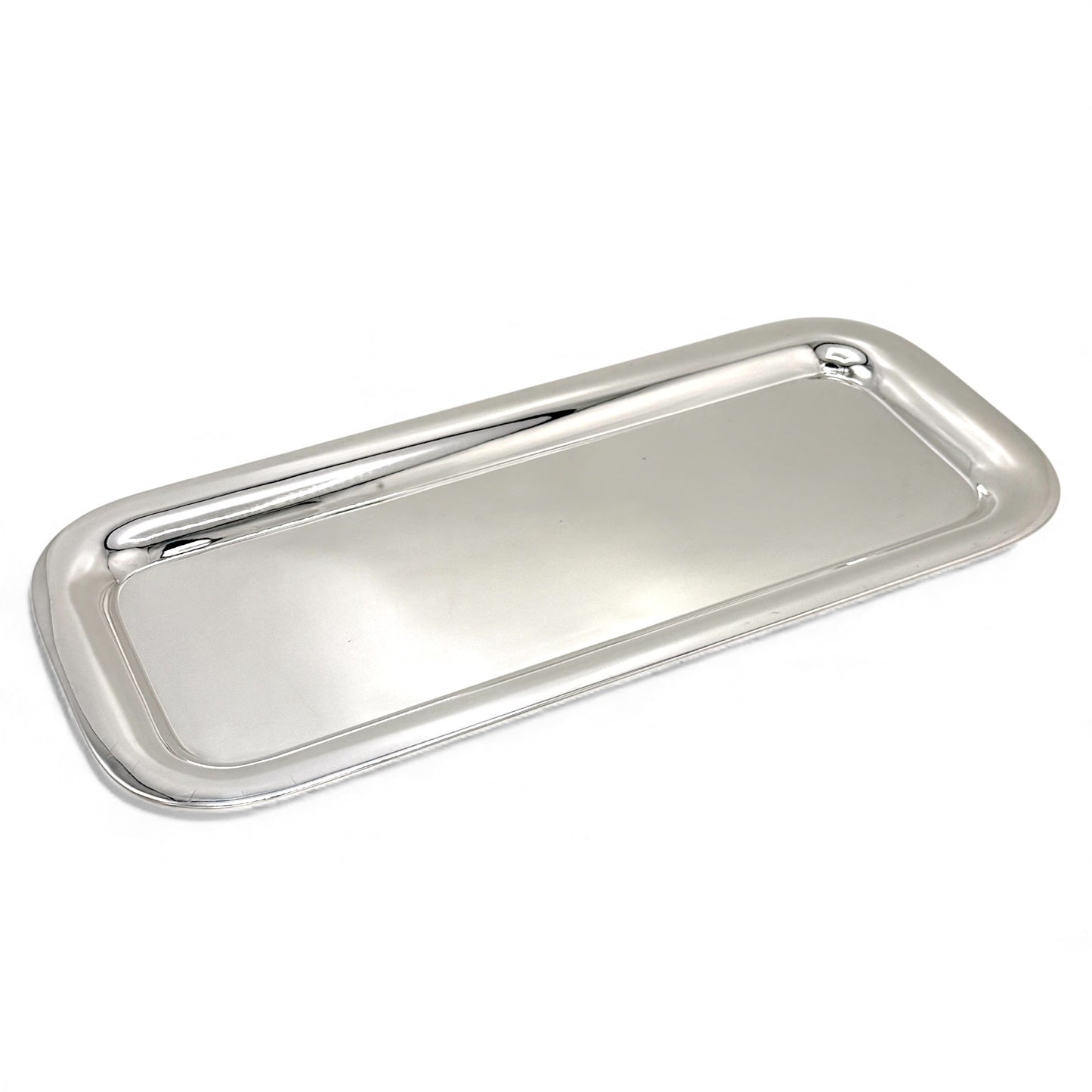 Long English Silver Plate Tray