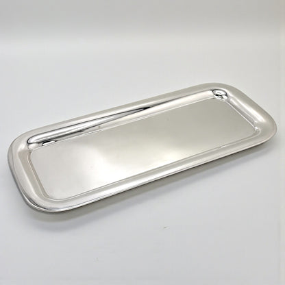 Long English Silver Plate Tray