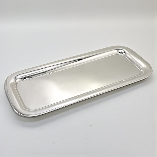 Long English Silver Plate Tray