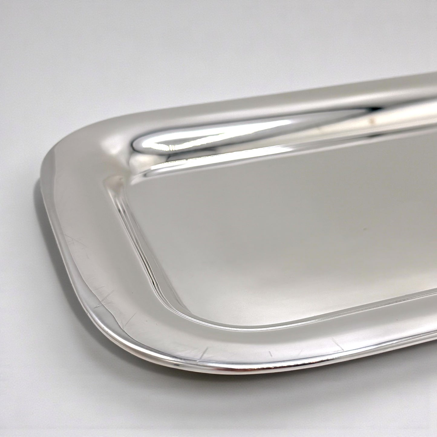 Long English Silver Plate Tray