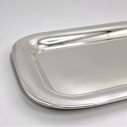 Long English Silver Plate Tray