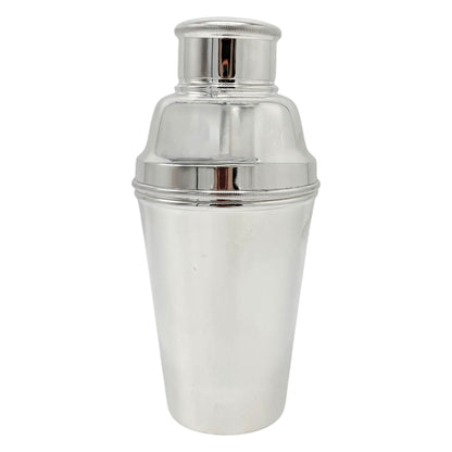 English Silver Plated Cocktail Shaker, 1930s