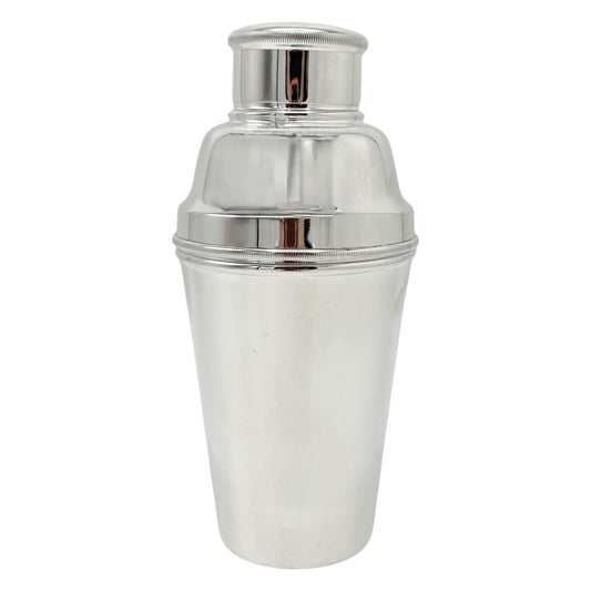 English Silver Plated Cocktail Shaker, 1930s