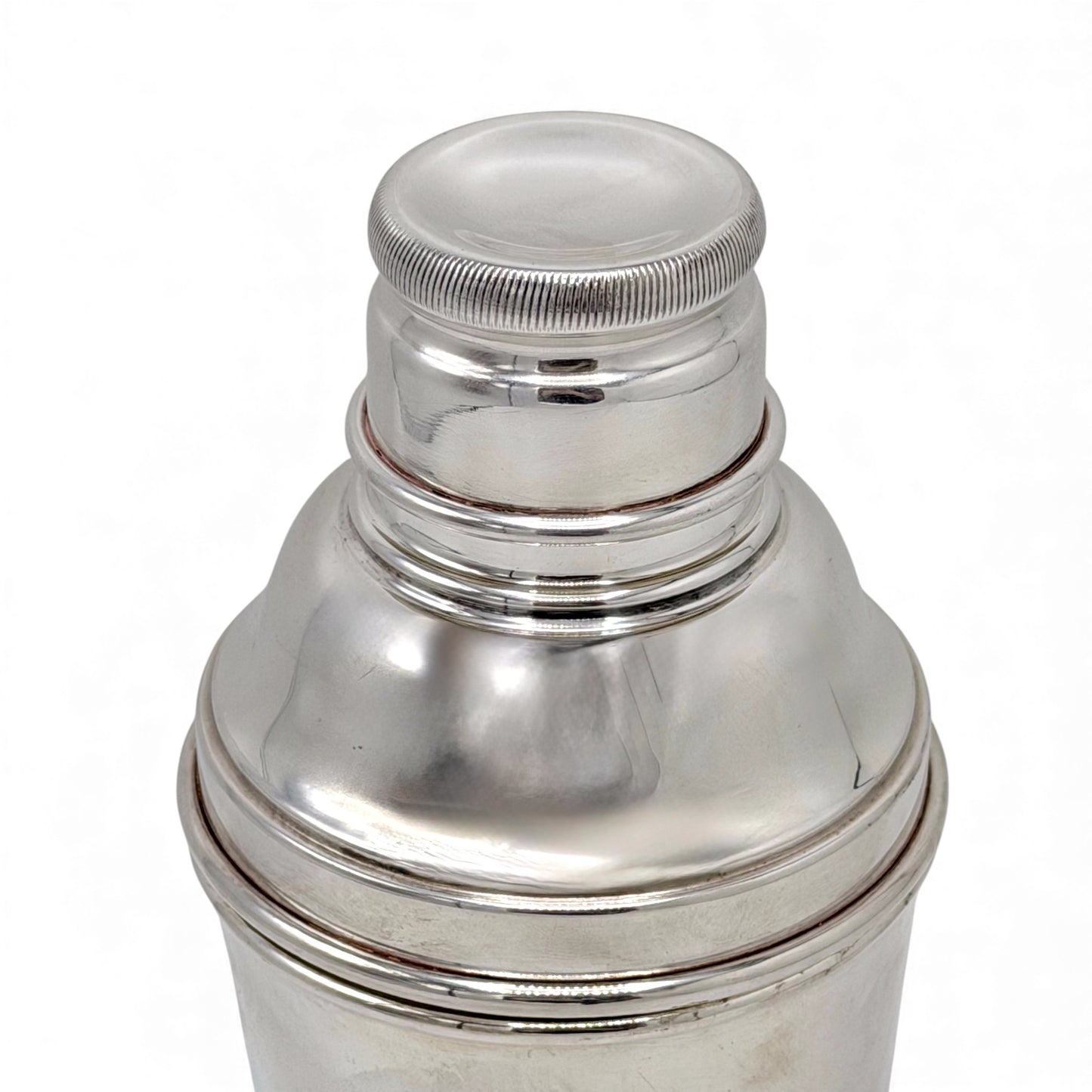 English Silver Plated Cocktail Shaker, 1930s