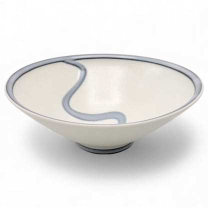 White and Blue Porcelain Bowl