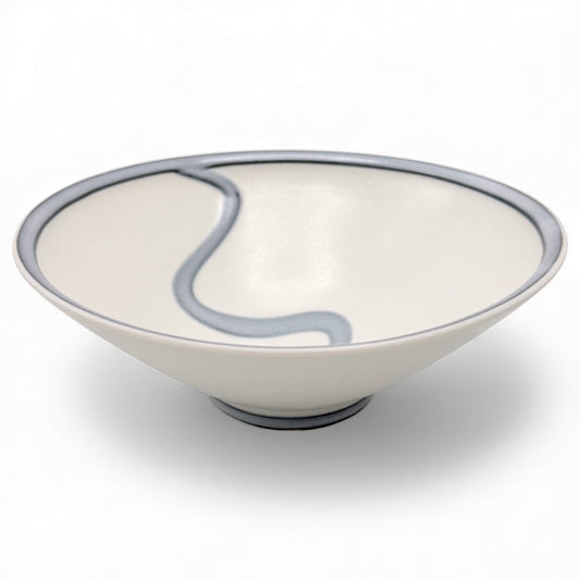 White and Blue Porcelain Bowl