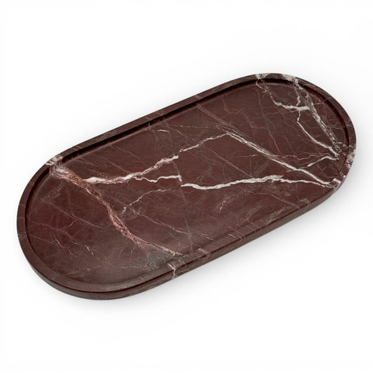 Red Marble Tray