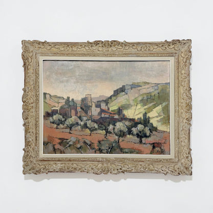 French Scenic Oil Painting