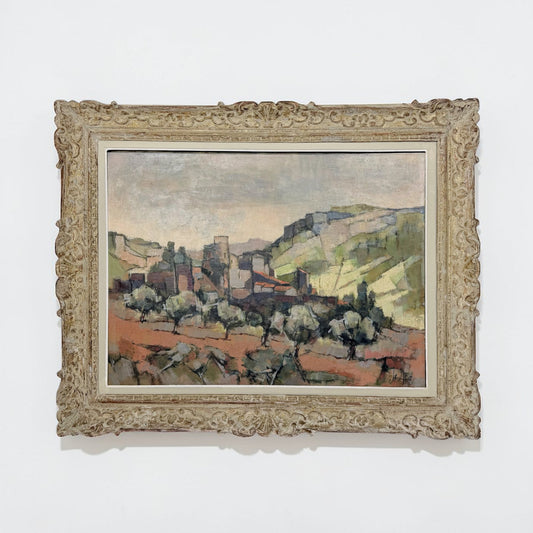 French Scenic Oil Painting