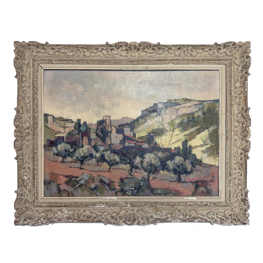 French Scenic Oil Painting