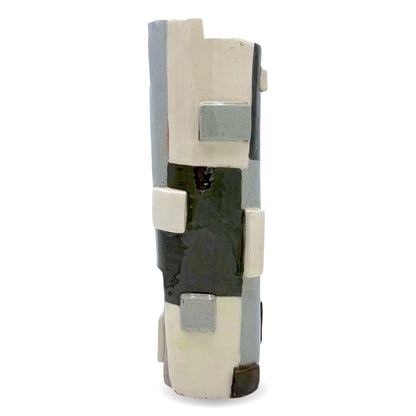 Hand-Build Mid Century Art Pottery Vase