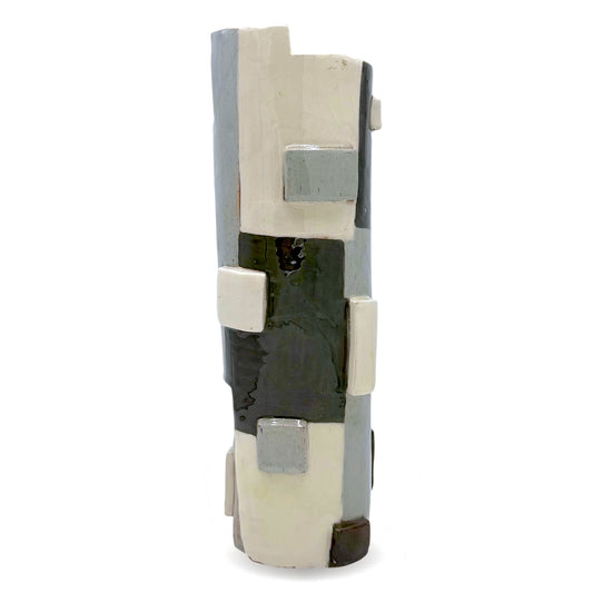 Hand-Build Mid Century Art Pottery Vase