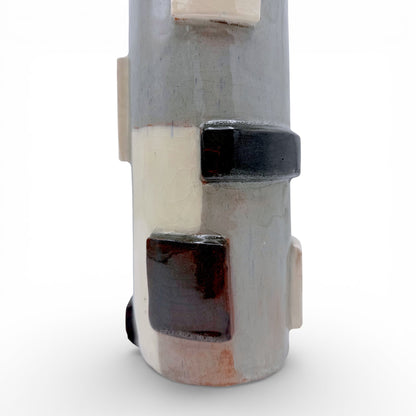 Hand-Build Mid Century Art Pottery Vase