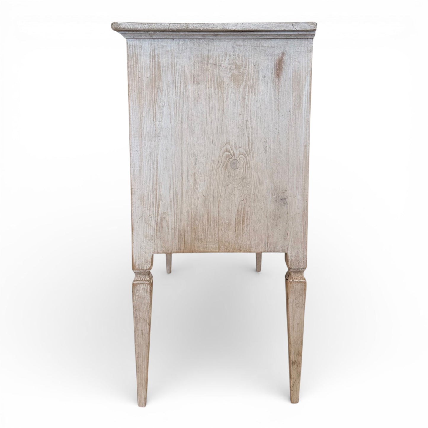 Pair of Rustic Painted Wood Swedish Commodes