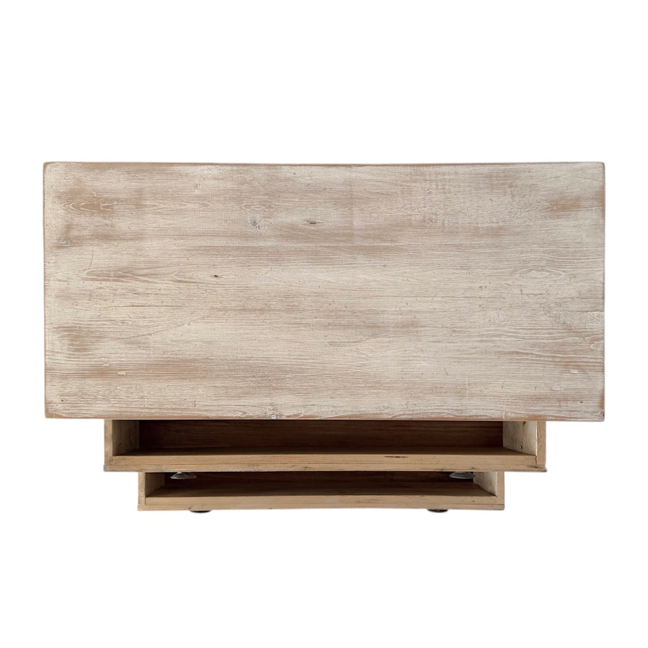 Pair of Rustic Painted Wood Swedish Commodes