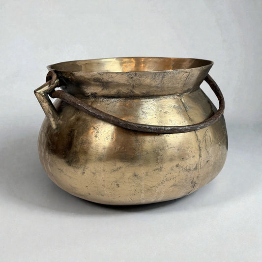 Antique French Brass Pot