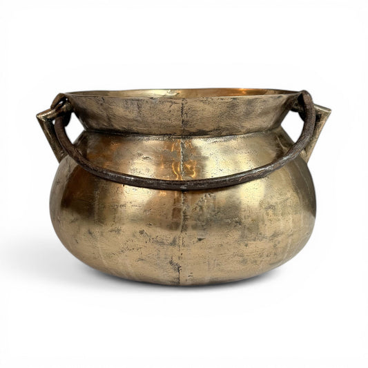 Antique French Brass Pot
