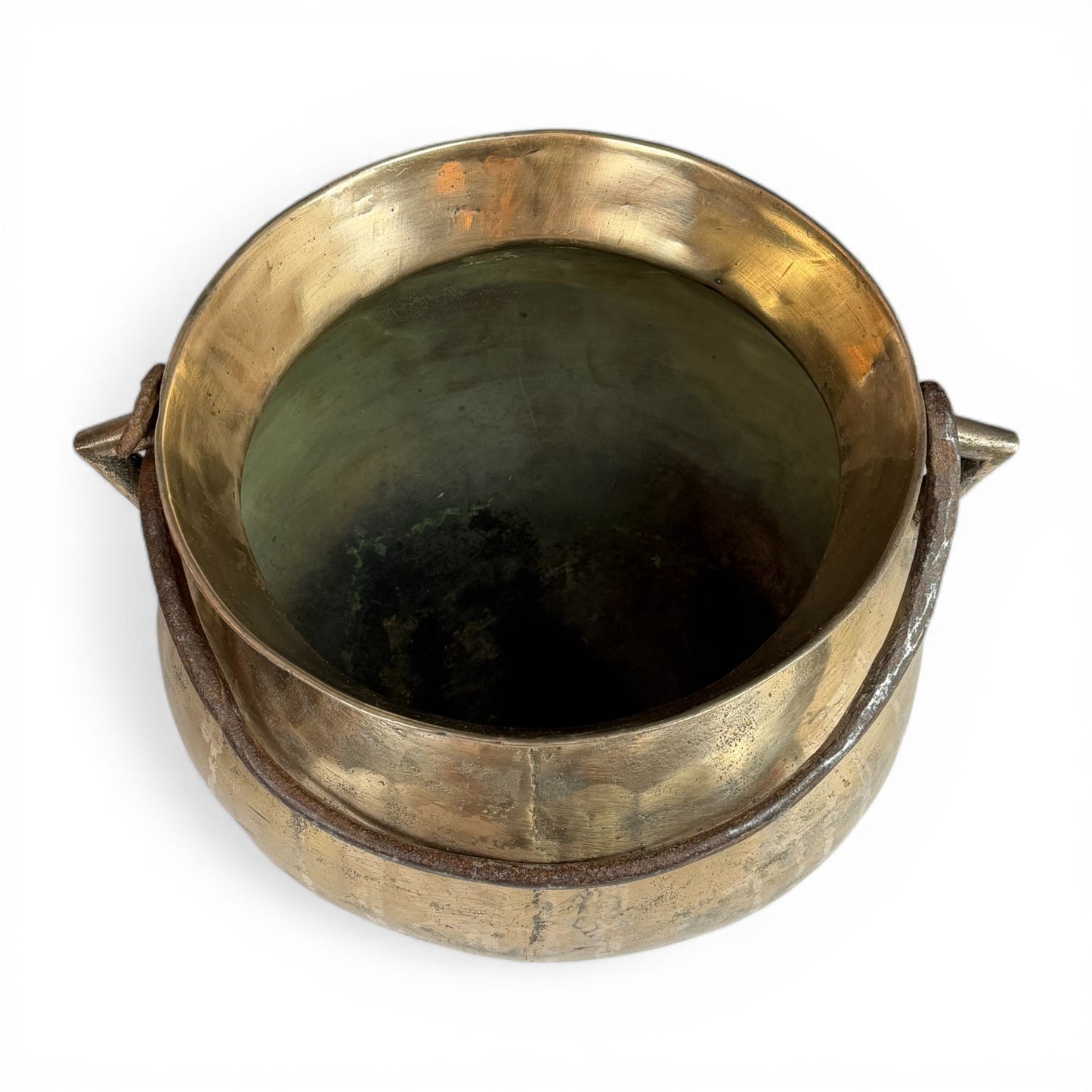 Antique French Brass Pot