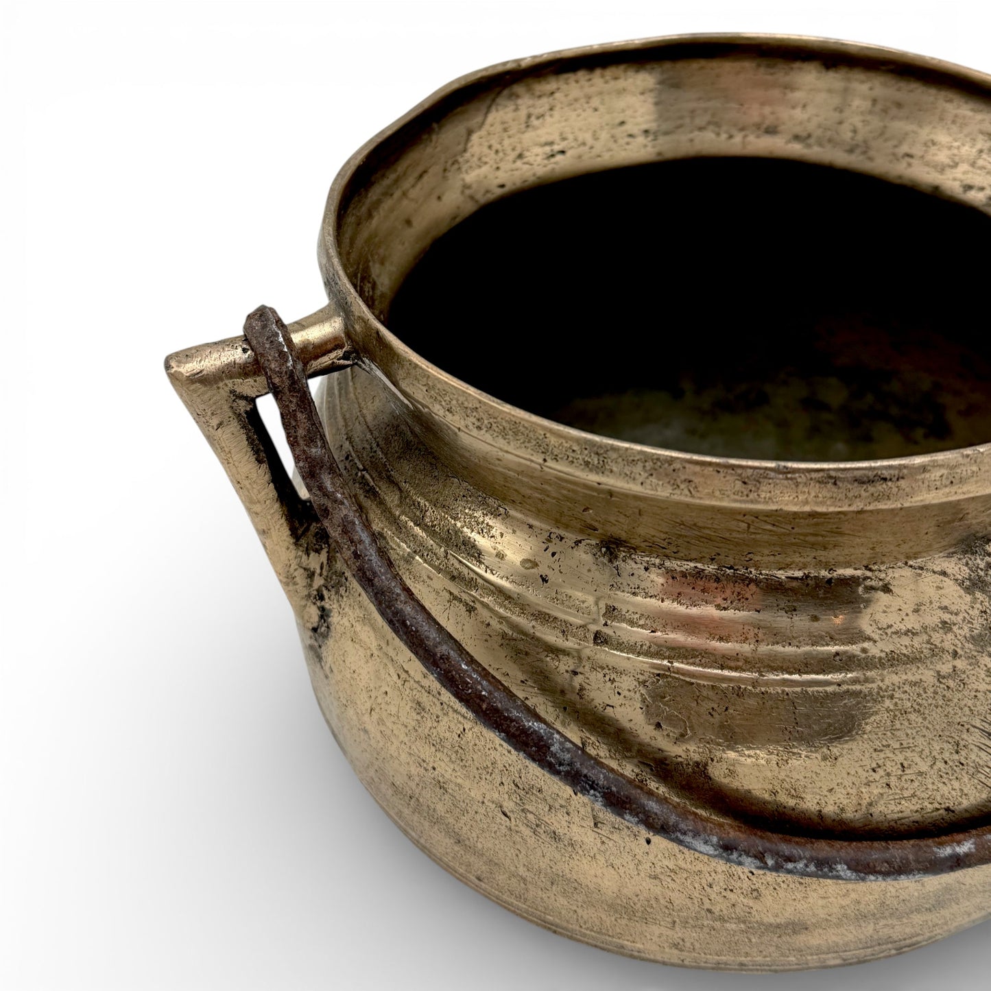 Antique Brass Plant Pot