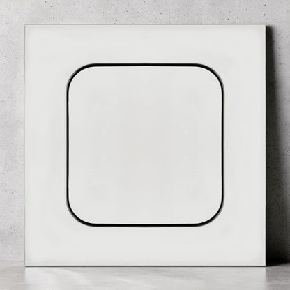Vintage Italian Square Mirror