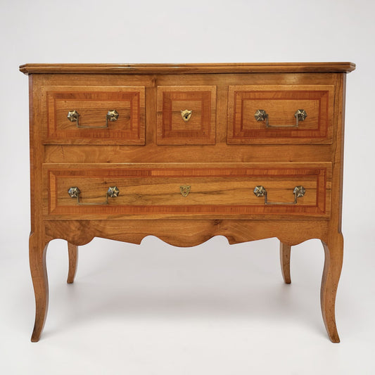 Small Walnut Commode, France 20th Century