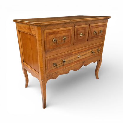 Small Walnut Commode, France 20th Century