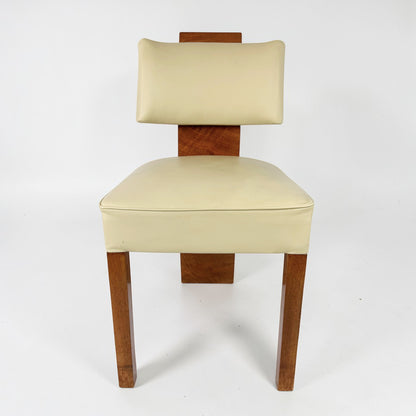 French Art Deco Desk Chair, 1940s