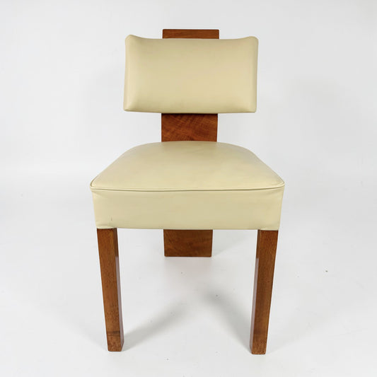 French Art Deco Desk Chair, 1940s