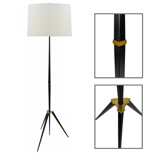 Black Iron Standing Lamp