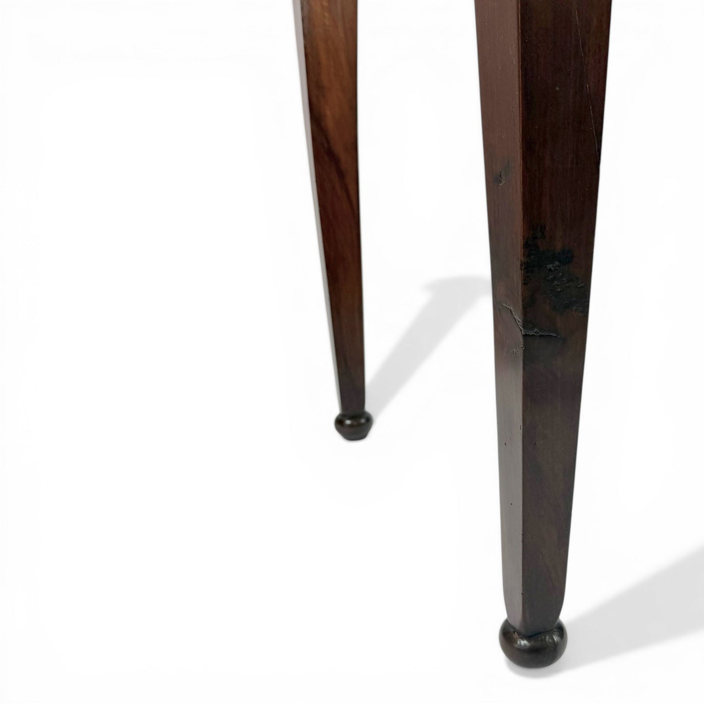 18th Century Tuscan Walnut Console Table with Marble Top
