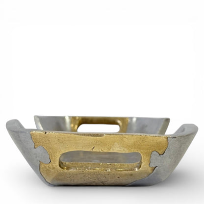 Aluminum and Brass Tray by David Marshall